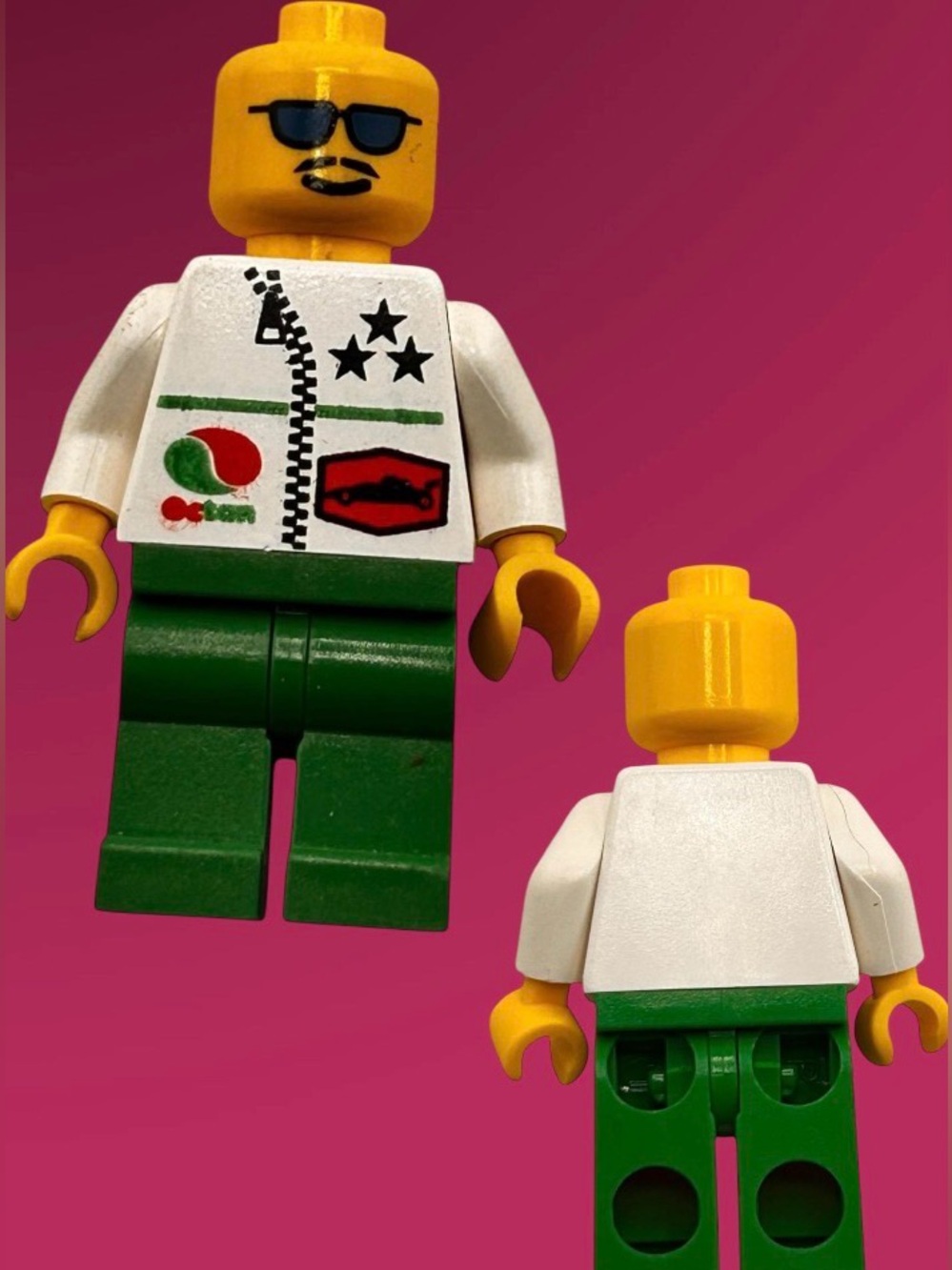 Vintage Race Car Driver Minifigures City, Team Octane LEGO
